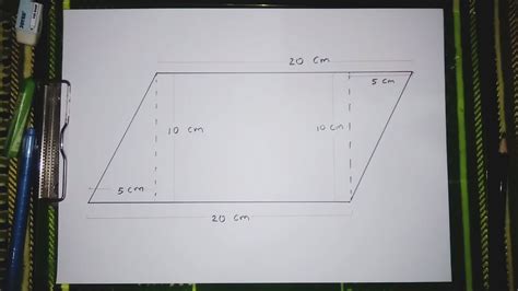 Cara Membuat Jajar Genjang Mudah dan Simpel